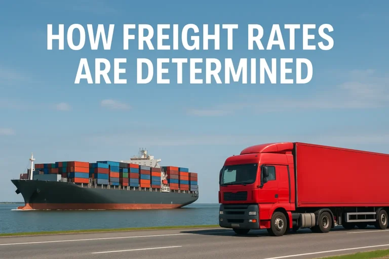 How Freight Rates Are Determined A Simple Guide for Everyone